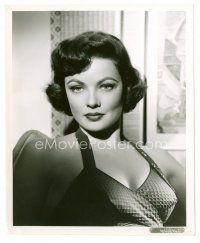 1m443 GENE TIERNEY 8x10 still '40s super sexy in tight fitting blouse!