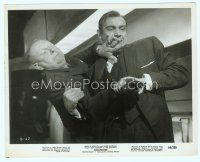 1m462 GOLDFINGER 8x10 still '64 close up of Sean Connery as James Bond fighting with Gert Froebe!