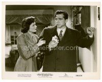 1m803 WHERE THE SIDEWALK ENDS 8x10 still '50 concerned Gene Tierney looks at bloody Dana Andrews!