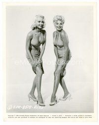 1m804 WHO WAS THAT LADY 8x10 still '60 cool candid of sexy Barbara Nichols & Joi Lansing!