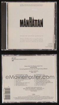 2m307 MANHATTAN soundtrack CD '90 original motion picture score by George Gershwin!