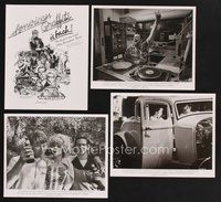 2r156 AMERICAN GRAFFITI 9 8x10 stills R91 Ron Howard, sexy Candy Clark, Wolfman Jack, Paul Le Mat!