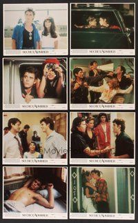 2r795 SECRET ADMIRER 8 8x10 mini LCs '85 C. Thomas Howell, Lori Loughlin, Kelly Preston, Fred Ward!