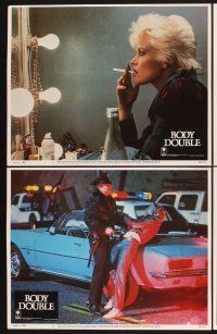 3f202 BODY DOUBLE 8 LCs '84 Brian De Palma, voyeur Craig Wasson watches sexy Melanie Griffith!