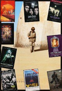 3g004 LOT OF 45 UNFOLDED ONE-SHEETS '91 - '04 Phantom Menace, Eyes Wide Shut, Wyatt Earp & more!