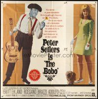 4a512 BOBO 6sh '67 wacky image of blue matador Peter Sellers & sexy Britt Ekland!