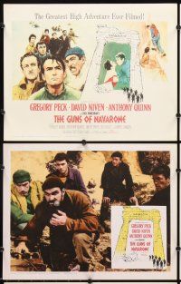 4m265 GUNS OF NAVARONE 8 LCs '61 Gregory Peck, David Niven, Anthony Quinn & James Darren!