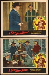 4m823 I SHOT JESSE JAMES 6 LCs '49 directed by Sam Fuller, Preston Foster, Barbara Britton, western!