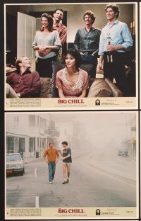 5a228 BIG CHILL 6 8x10 mini LCs '83 Lawrence Kasdan classic, Berenger, Close, Goldblum, Hurt