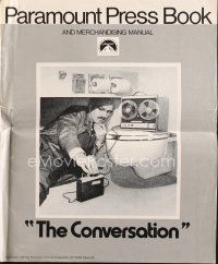 5b343 CONVERSATION pressbook '74 Gene Hackman is an invader of privacy, Francis Ford Coppola