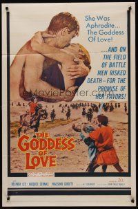 5p396 GODDESS OF LOVE 1sh '60 La Venere di Cheronea, Belinda Lee as Aphrodite!