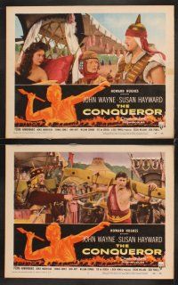 5r125 CONQUEROR 8 LCs '56 tough John Wayne, sexy Susan Hayward, Pedro Armendariz!