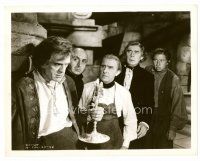 5z543 BLACK ROOM 8x10 still '35 Torben Meyer, Henry Kolker & men look at creepy Boris Karloff!