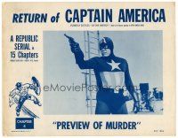 6b516 CAPTAIN AMERICA chapter 4 LC R53 wonderful c/u of Marvel Comic superhero pointing gun!