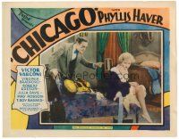 6b524 CHICAGO LC '27 great c/u of D.A. berating Phyllis Haver as Roxie Hart adjusting nylons!