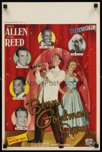 6j634 BENNY GOODMAN STORY Belgian '56 Steve Allen, Donna Reed, different images of Big Band greats!