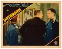 6x294 DAYBREAK LC '31 Helen Chandler watches Jean Hersholt confront officer Ramon Novarro!