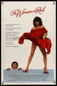 7g973 WOMAN IN RED 1sh '84 wacky Gene Wilder & super-sexy Kelly Le Brock!