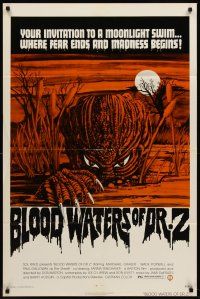 7g996 ZAAT 1sh R74 The Blood Waters of Dr Z. cool horror art of monster!