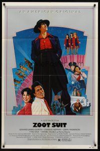 7g997 ZOOT SUIT 1sh '81 great musical artwork of Edward James Olmos by Ignacio Gomez!