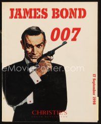 7j214 CHRISTIE'S SOUTH KENSINGTON JAMES BOND 007 English auction catalog '98 from all countries!