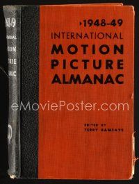 7j130 1948-49 INTERNATIONAL MOTION PICTURE ALMANAC hardcover book '48 filled with information!