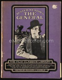 7j172 BUSTER KEATON'S THE GENERAL first edition softcover book '75 recreating it in images & words!