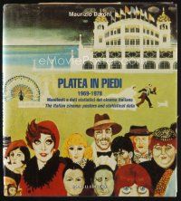 7j154 PLATEA IN PIEDI 2 first edition Italian hardcover book '96 Italian posters from 1969 to 1978!