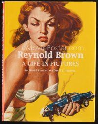 7j160 REYNOLD BROWN first edition hardcover book '09 the great movie poster artist's many creations!