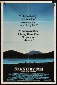 7r835 STAND BY ME 1sh '86 Rob Reiner, River Phoenix, Corey Feldman, Jerry O'Connell, Cherry Pez!