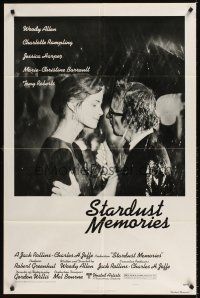 7r840 STARDUST MEMORIES style C 1sh '80 directed by Woody Allen, Charlotte Rampling!