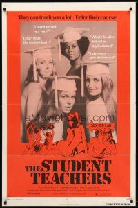 7r854 STUDENT TEACHERS 1sh '73 high school comedy, Jonathan Kaplan directed!