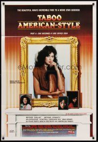 7r875 TABOO AMERICAN STYLE 4: THE EXCITING CONCLUSION video/theatrical 1sh '85 Raven, Sharon Kane!