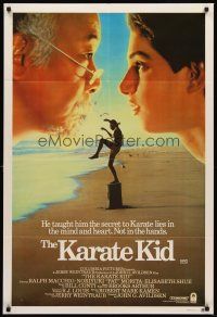 7s551 KARATE KID Aust 1sh '84 Pat Morita, Ralph Macchio, teen martial arts classic!