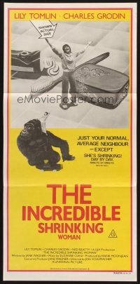 7s794 INCREDIBLE SHRINKING WOMAN Aust daybill '80 Joel Schumacher, Lily Tomlin, Charles Grodin