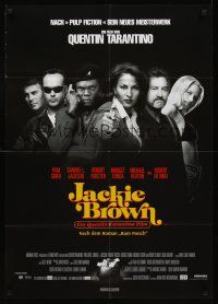 7s195 JACKIE BROWN German '97 Quentin Tarantino, Pam Grier, Samuel L. Jackson, De Niro, Fonda