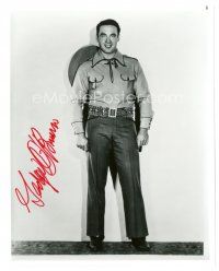 7t611 GEORGE O'BRIEN signed 8x10 REPRO still '70s full-length smiling in cowboy gear!