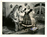 7t306 GRETE NATZLER signed 8x10 still '38 she signed as Della Lind in a scene from Swiss Miss!