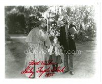 7t787 SHIRLEY TEMPLE signed 8x10 REPRO still '85 with Bojangles & Hattie McDaniel in Little Colonel