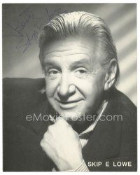 7t792 SKIP E. LOWE signed 8x10 REPRO still '80s portrait!