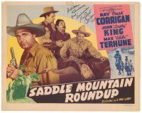 7t103 SADDLE MOUNTAIN ROUNDUP signed TC '41 by Ray 'Crash' Corrigan, with the Range Busters!