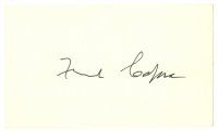 7t475 FRANK CAPRA signed 3x5 index card '70s can be framed with a repro still!