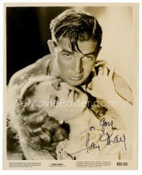 7t290 FAY WRAY signed 8x10 still R56 romantic portrait with Bruce Cabot from King Kong!