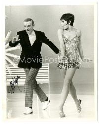 7t294 FRED ASTAIRE TV signed 7x9 still '68 dancing with Barrie Chase on The Fred Astaire Show!