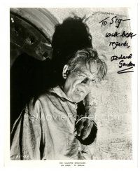 7t378 RICHARD GORDON TV signed 8x10 still R70s a scene with Boris Karloff in The Haunted Strangler!