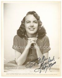 7t395 TERRY MOORE signed 8x10 still '50 kneeling with her hands clasped!