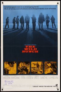 8c961 WILD BUNCH int'l 1sh '69 Sam Peckinpah cowboy classic, William Holden & Ernest Borgnine!