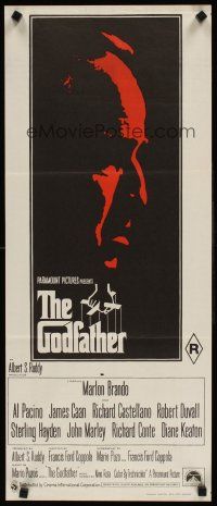 8d691 GODFATHER Aust daybill '72 Marlon Brando in Francis Ford Coppola's classic crime epic!