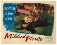 8f658 MILDRED PIERCE LC '45 Michael Curtiz, Jack Carson holding gun over dead Zachary Scott's body!