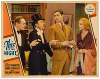 8f910 THIS IS THE NIGHT LC '32 super young Cary Grant, Ruggles, Roland Young & sexy Thelma Todd!